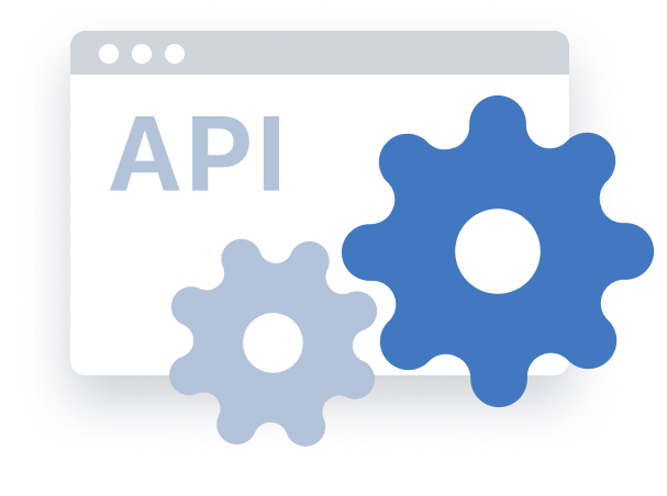 Stylized image depicting how Formidable Forms can integrate with any other service through API.