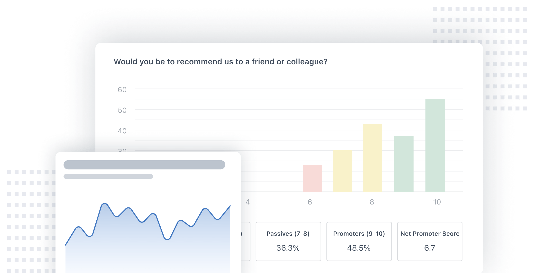 Stylized image depicting Formidable Forms' reporting capabilities.