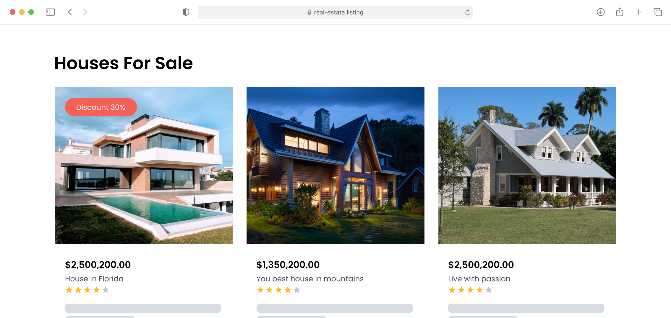 Stylized image depicting how Formidable Forms can be used to create a property listing for a real estate business.