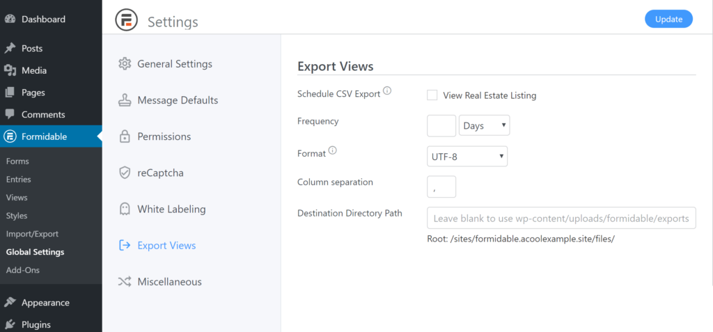 Open exported CSV file in Excel