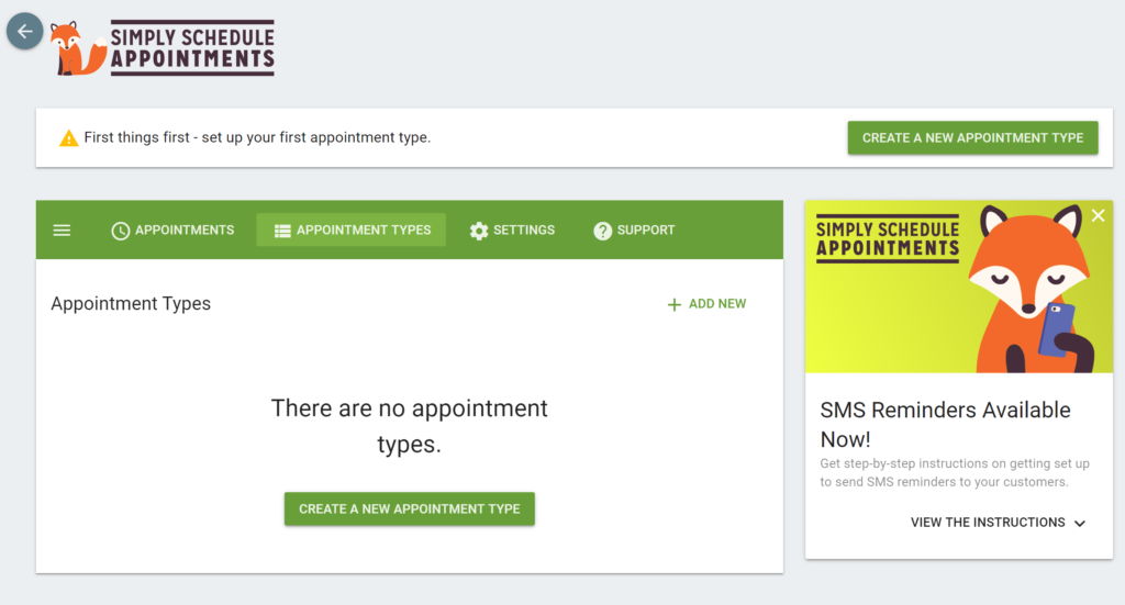 Setup Simply schedule appointments booking plugin